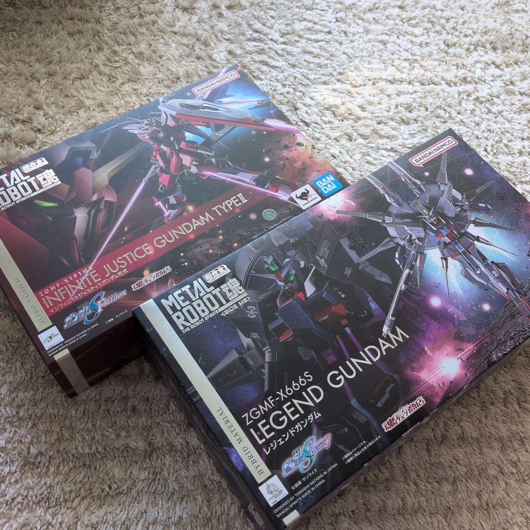 メタルロボット魂 レジェンドガンダム インフィニットジャスティスガンダム弐式