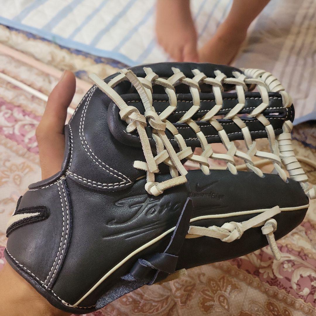 Nike 軟式グローブ ネイビー　型最高級