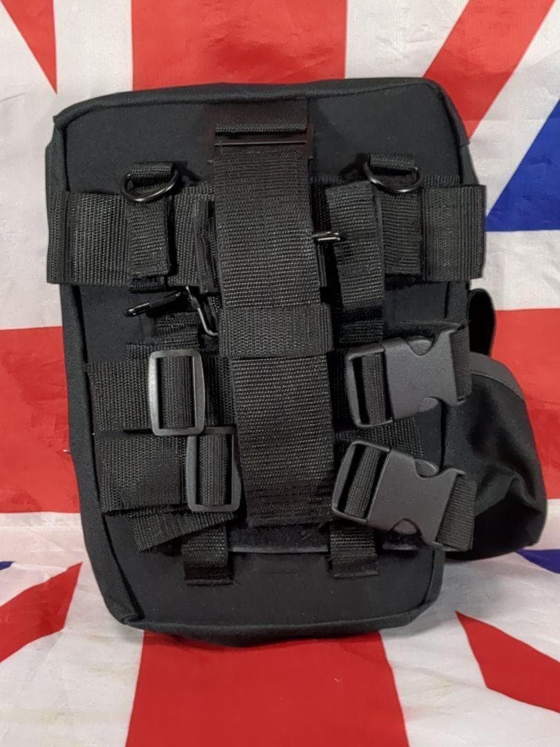 ガスマスク用タクティカルバッグ ブラック 新品