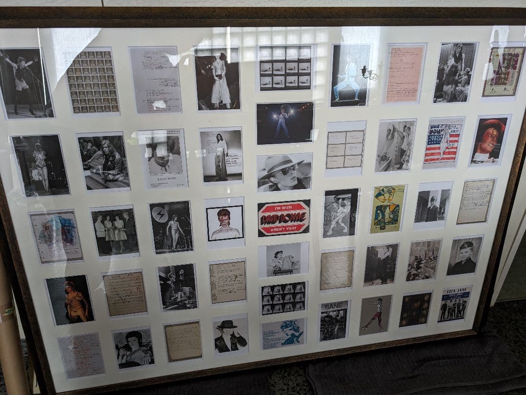 デヴィッドボウイオリジナルカード額装品