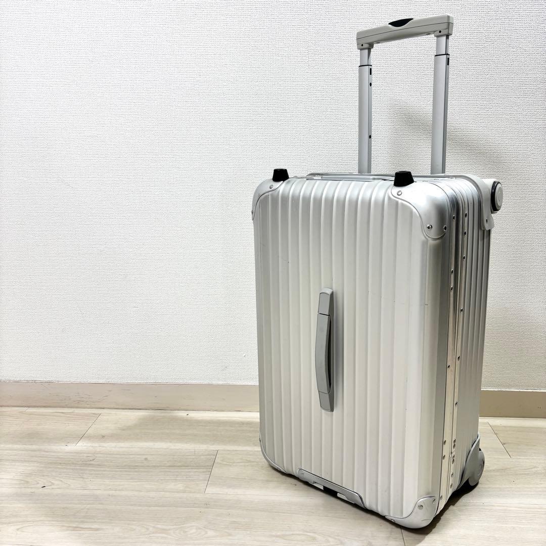 【廃盤希少品】RIMOWA × PORSCHE アルミスーツケース　鍵、ポーチ付