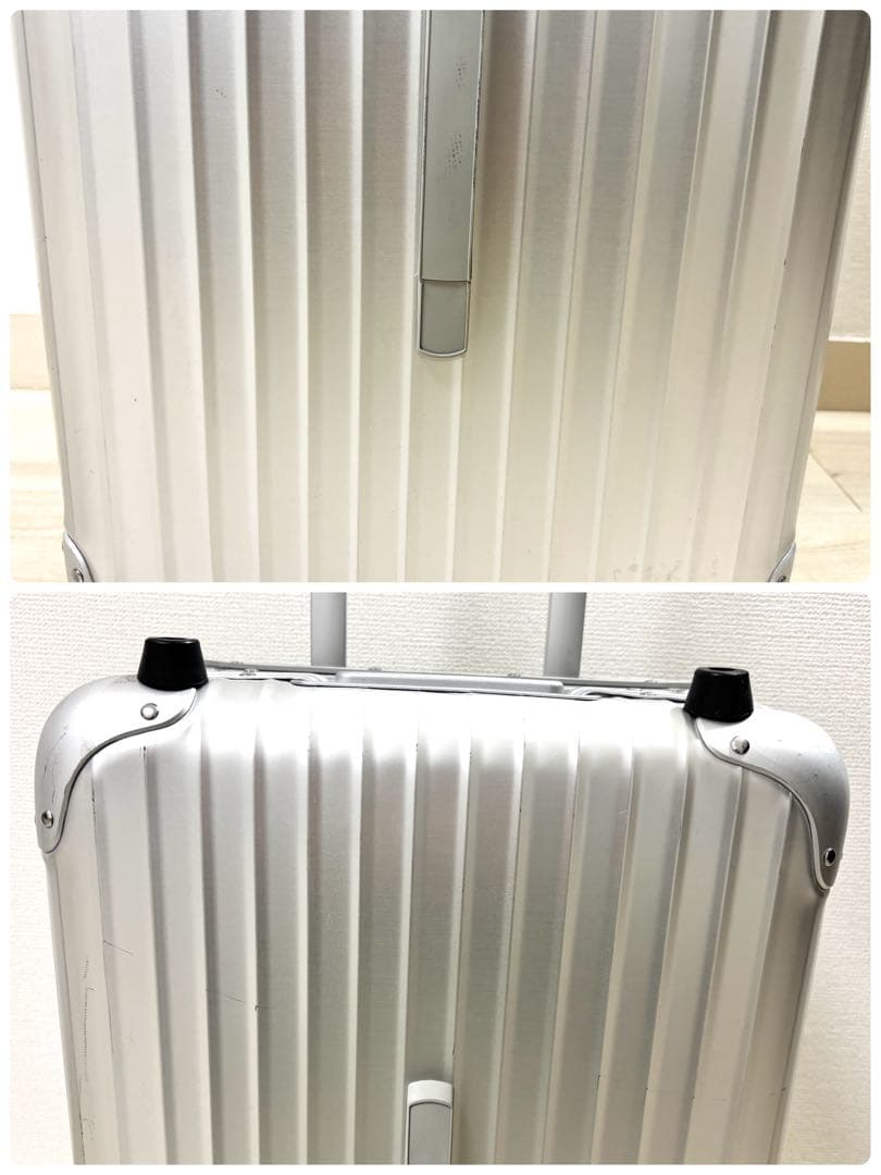 【廃盤希少品】RIMOWA × PORSCHE アルミスーツケース　鍵、ポーチ付