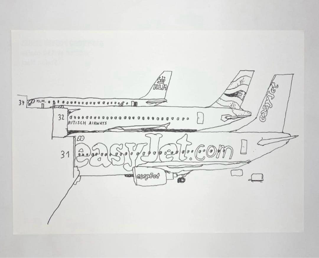 Easy Jet poster Stefan Marx ステファン・マルクス