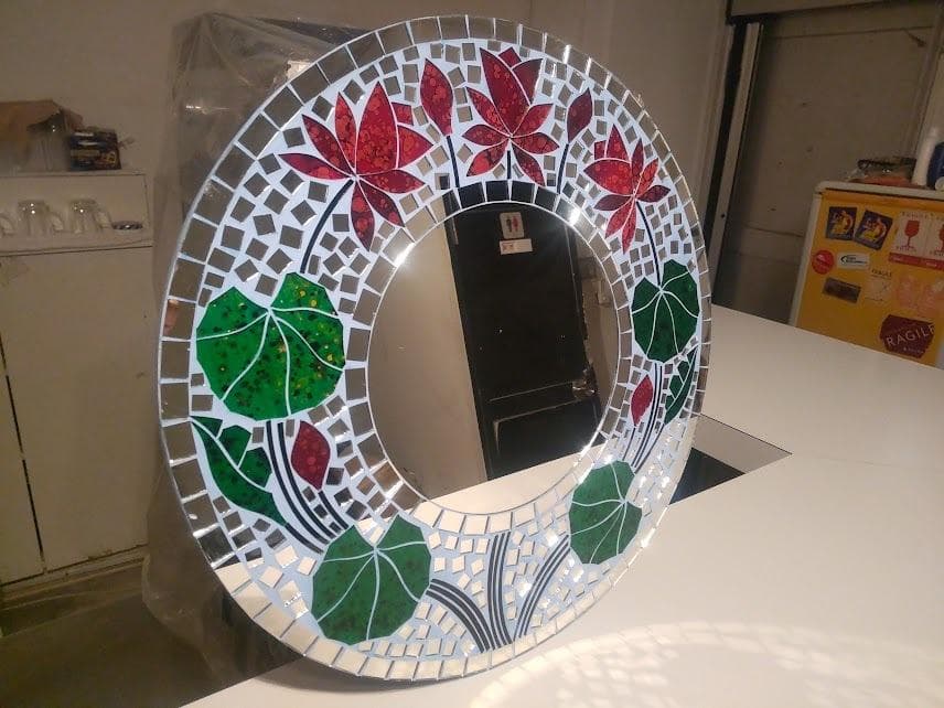 ★昭和レトロ★80年代★日本製★当時物 戦後 日本文化 和風 芸術 パブミラー