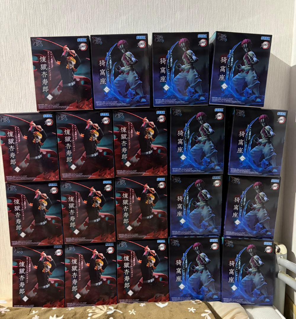 鬼滅の刃 クロスリンク 煉獄杏寿郎 猗窩座 フィギュア