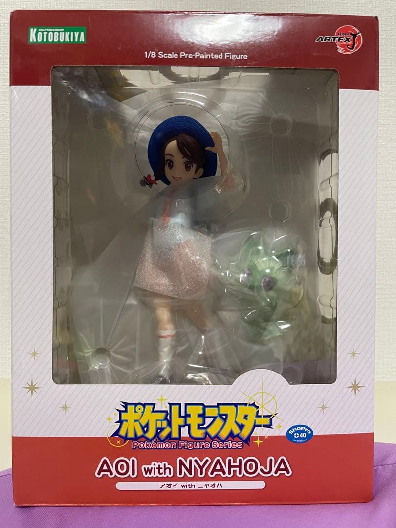 【新品未開封】ポケモン フィギュア アオイ ニャオハ スカーレットバイオレット
