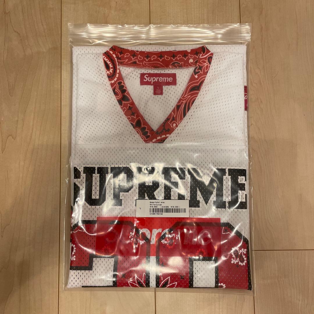 新品未使用supreme Bandana Football JerseyサイズL