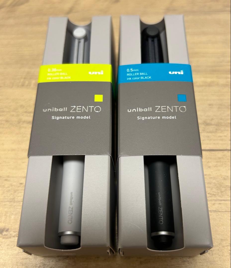 Uniball ZENTOシグニチャーモデル ブラック＆シルバー ゼント①