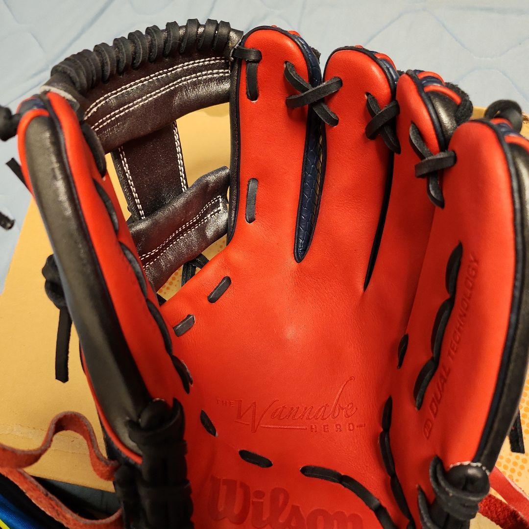 値下げ不可　ウィルソン86型内野手用　限定カラー