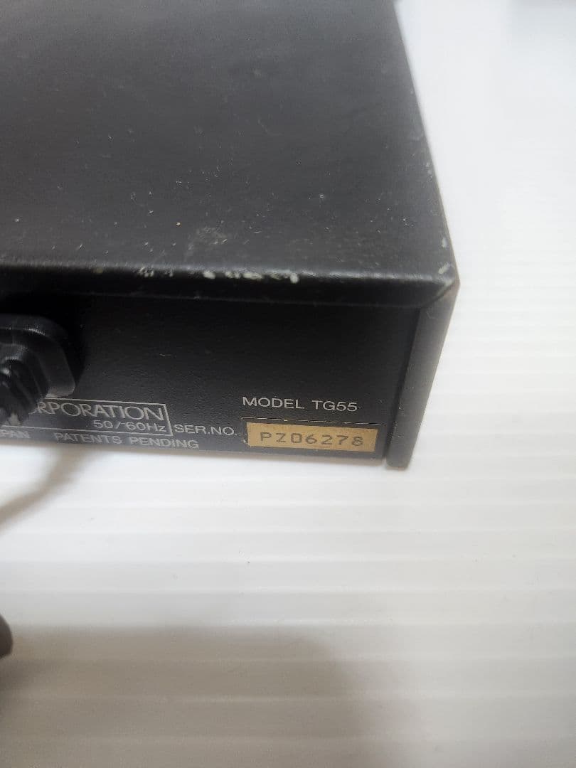 YAMAHA TG55 音源モジュール サウンドカード2枚付き 通電確認済み