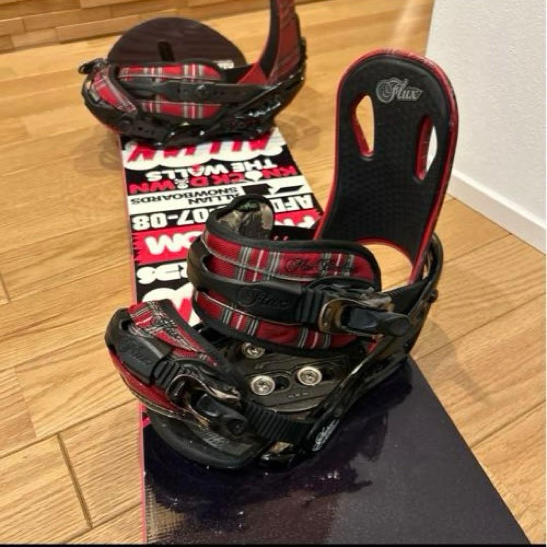 ALLIAN×FLUX バインディング付スノーボードセット