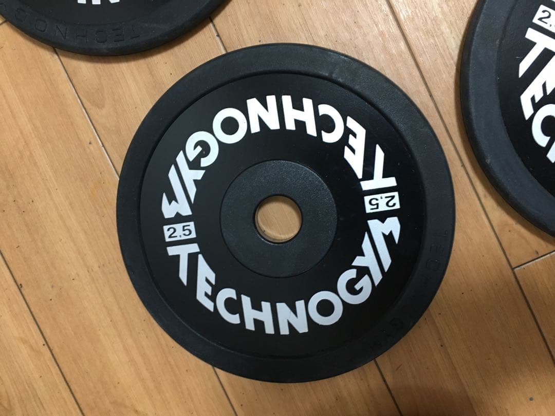 TECHNOGYMバンパープレート穴径／Φ28mm 計42.5kg