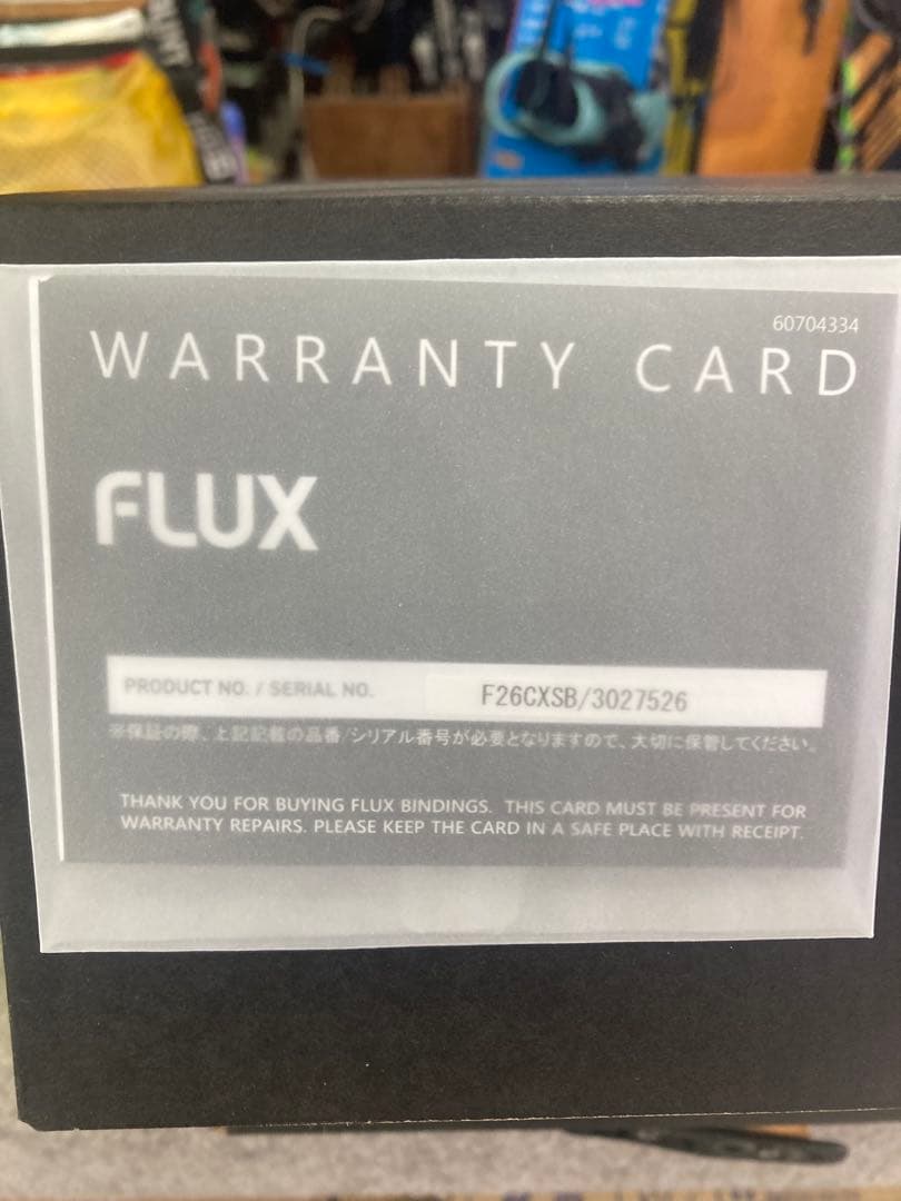 FLUX F26CXMB ビンディング サイズMブラック/ブルー
