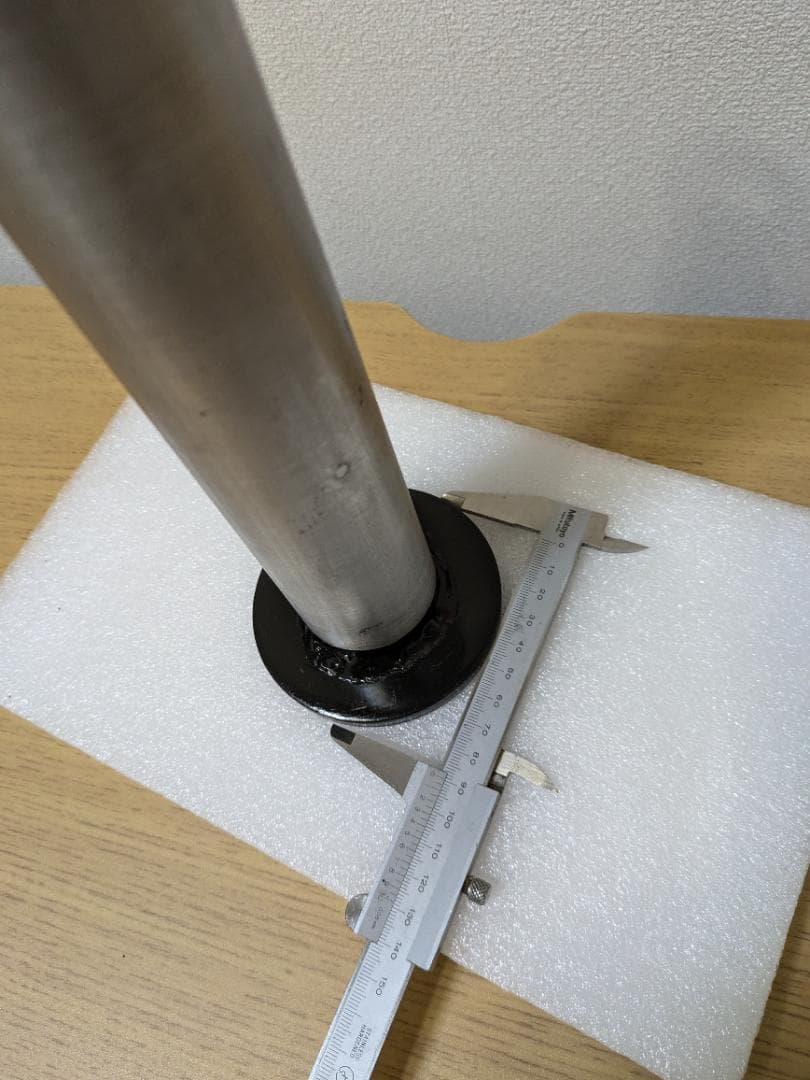 ５０ミリプレートホルダー　長さを指定して下さい　ステンレス