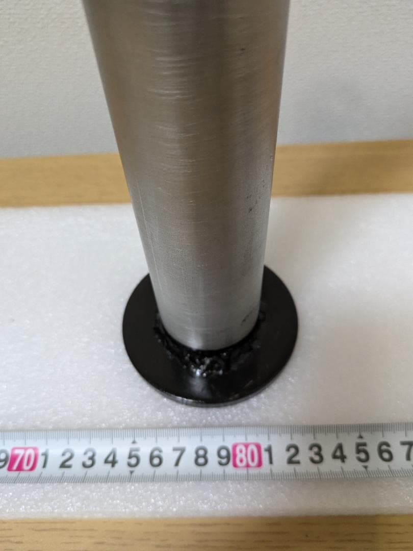 ５０ミリプレートホルダー　長さを指定して下さい　ステンレス