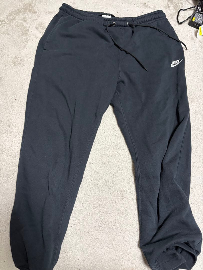 NIKE ブラックジャージ上下セット XL