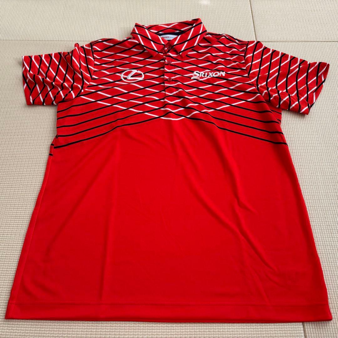 SRIXON×LEXUS スリクソン　レクサス　レッド　LLサイズ　ポロシャツ
