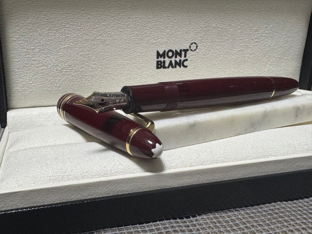 【未使用】モンブラン#146 万年筆 ボルドー F