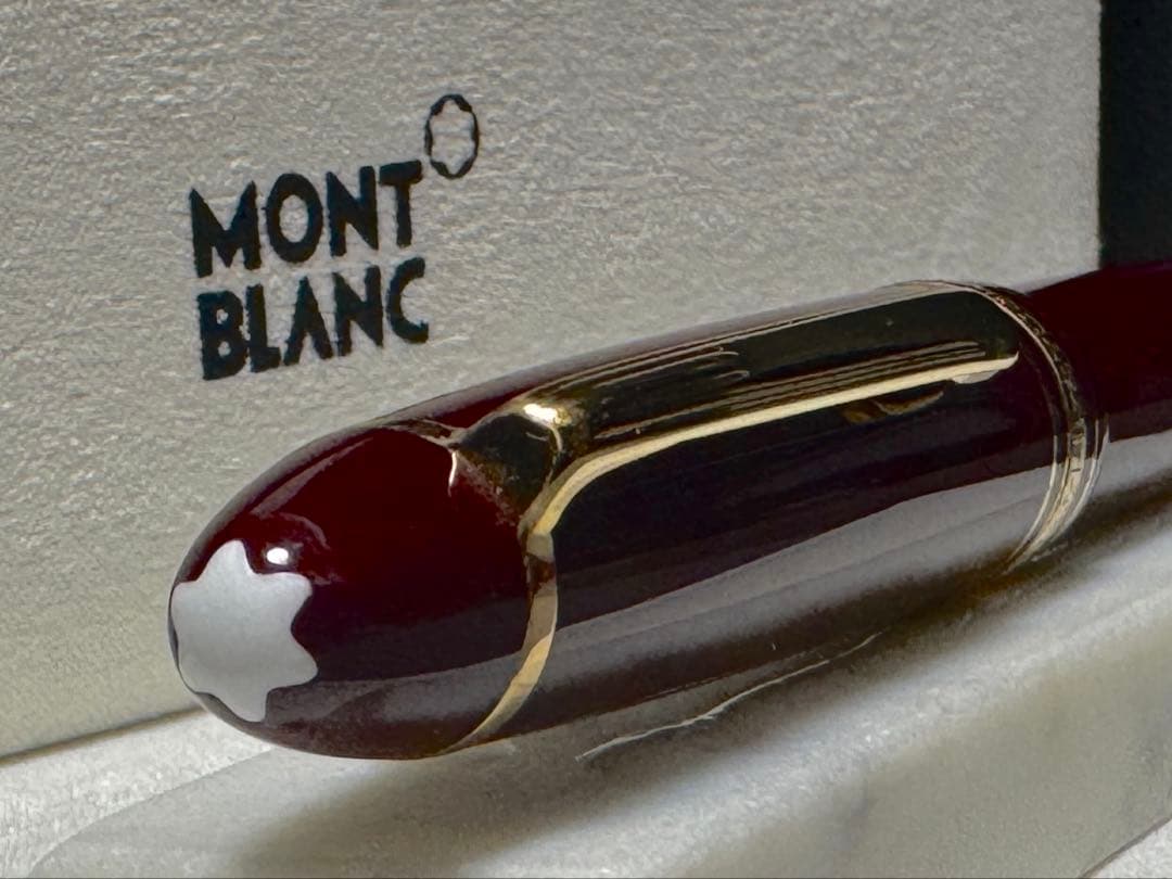 【未使用】モンブラン#146 万年筆 ボルドー F