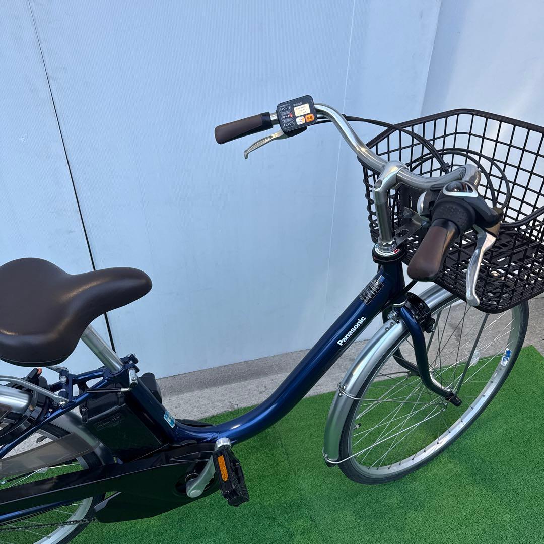 Panasonicパナソニック電動アシスト自転車26インチ 12Ah ブルー美品