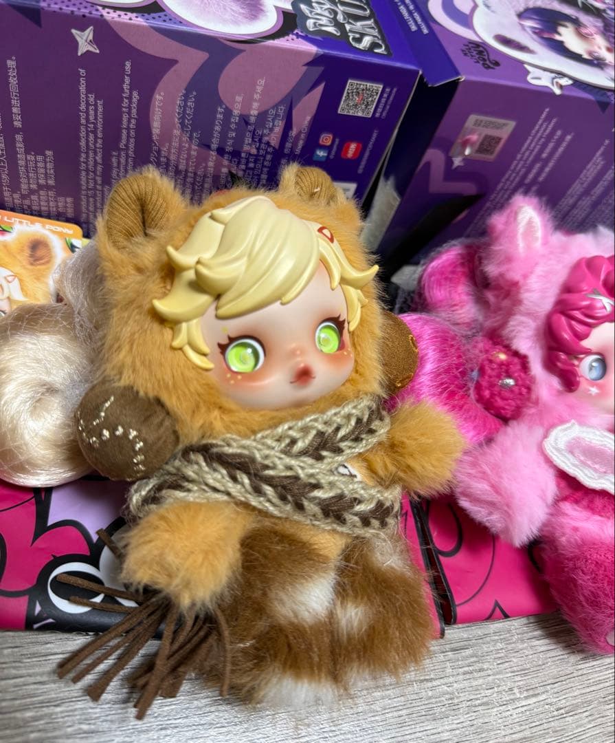 POPMART SKULLPANDA MyLittlePony 2体セット♪