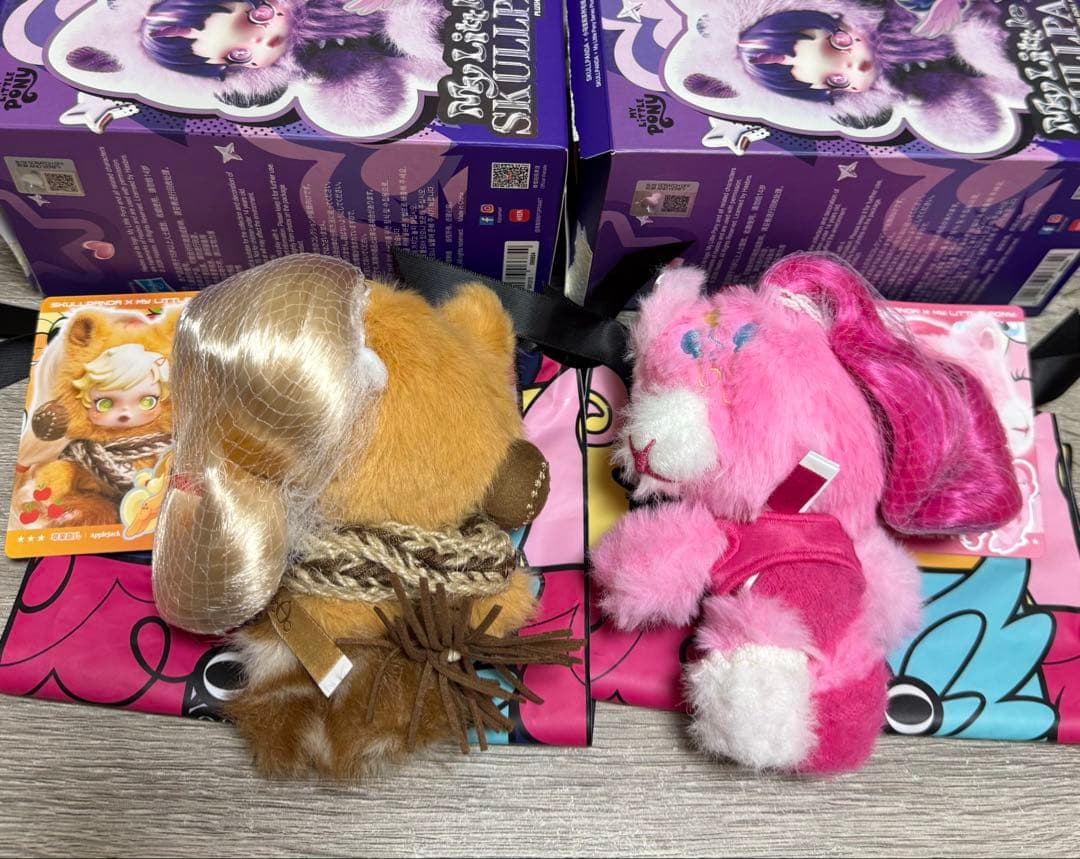 POPMART SKULLPANDA MyLittlePony 2体セット♪