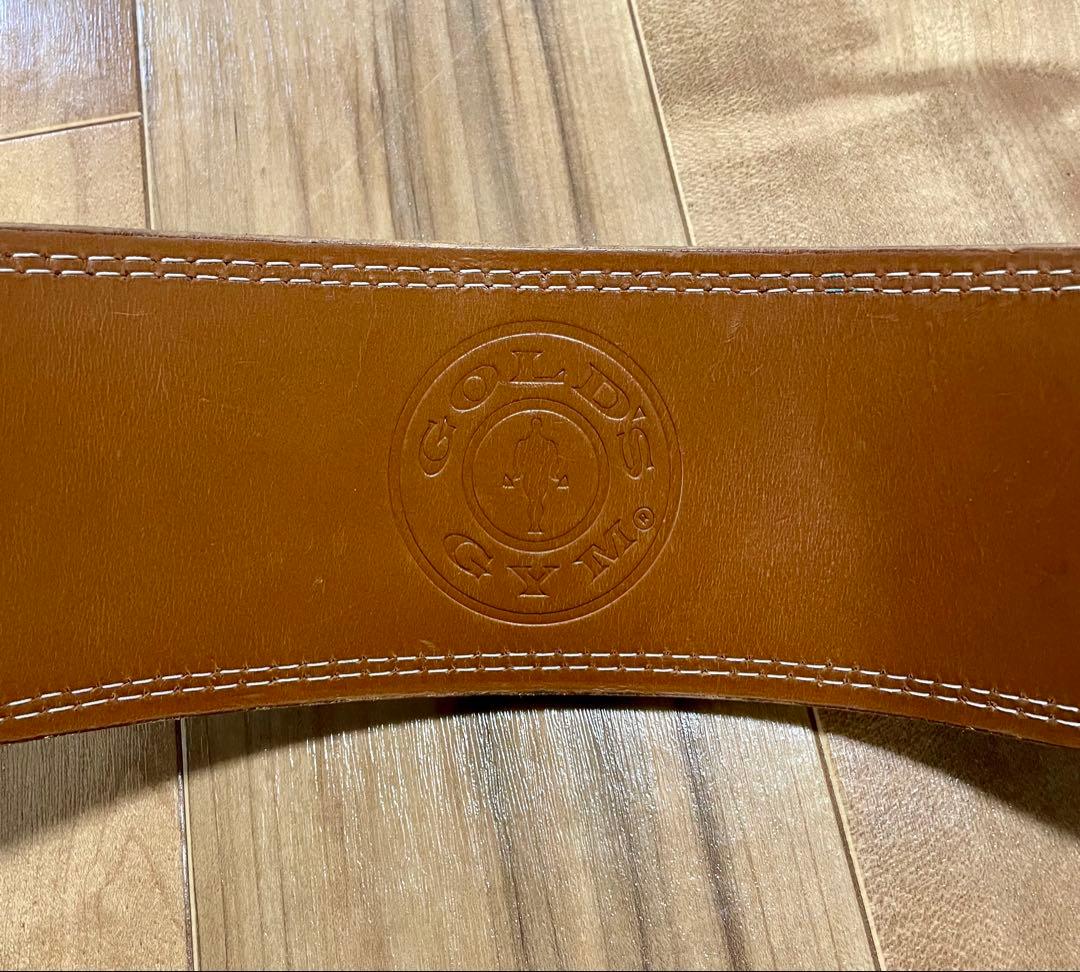 【状態良好】GOLD'S GYM プロレザー パワーベルト S