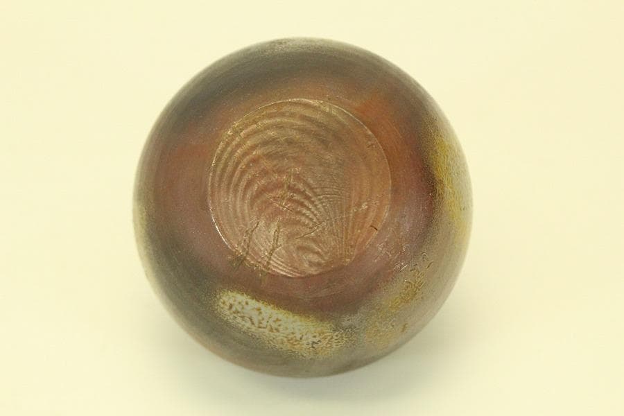 茶道具 備前 文淋茶入 美品(A781)