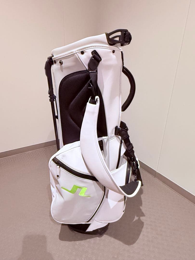 【美品】Vessel × J.Lindebergホワイトキャディバッグ　9型