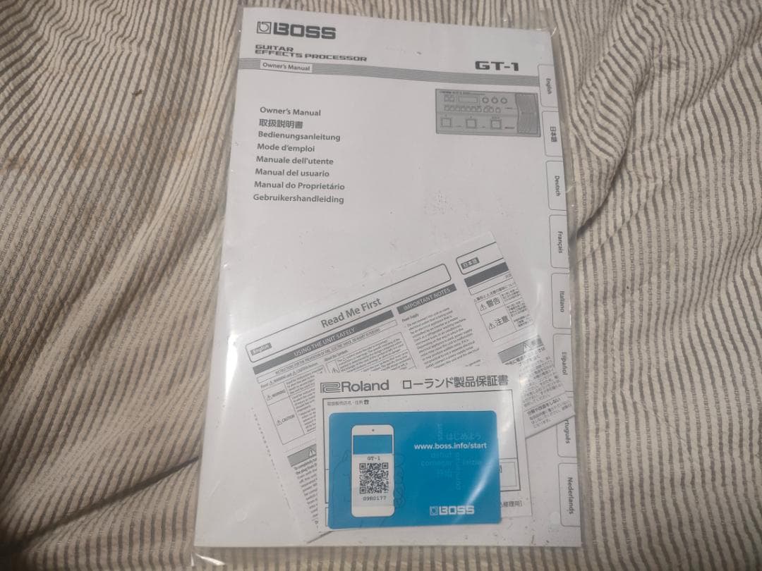 ※一度のみ使用※ BOSS GT-1 送料込み