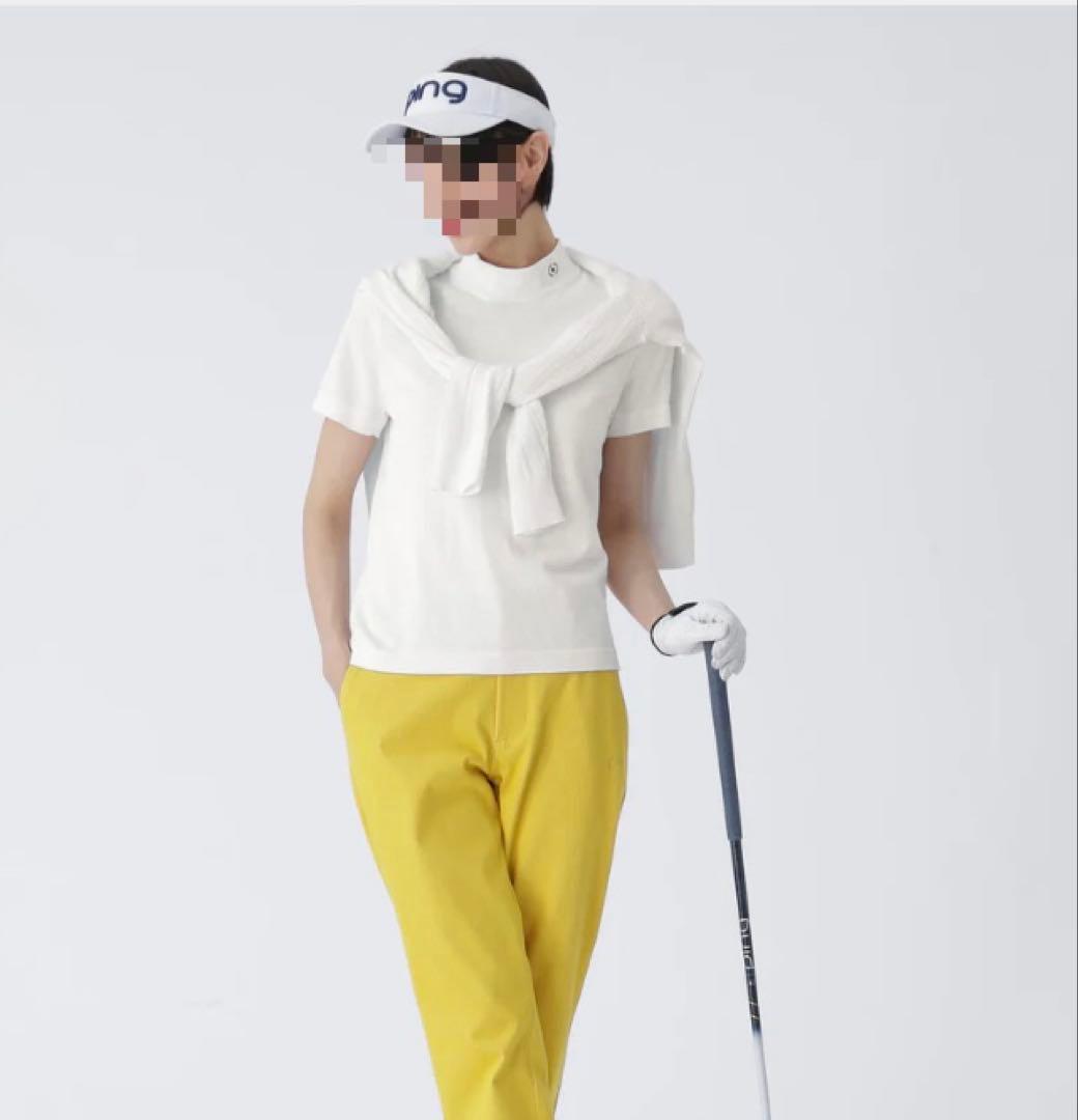 【新品】PING APPAREL 2025アンサンブルニットタグ付き白 サイズS