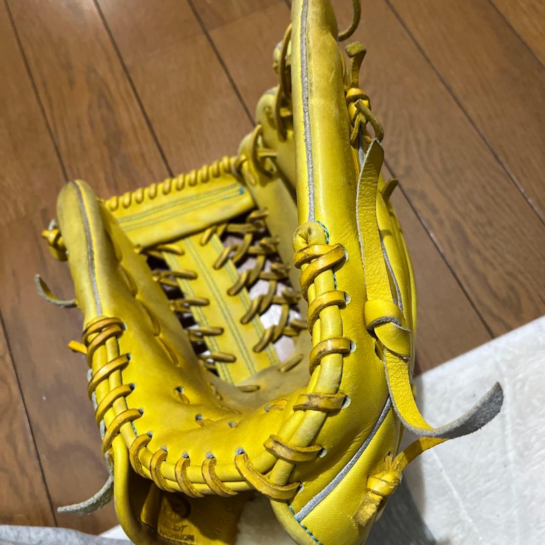 ゴールドステージ 硬式グローブ イエロー 25.5cm