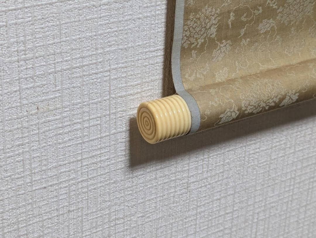 【真作】掛軸　錦鶏　金鶏鳥　日本画　古画　美術掛け軸　共箱入　U111