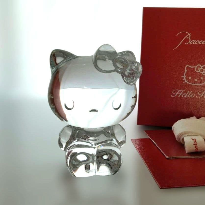 【新品】バカラ　キティ　Kitty　ハローキティ　フィギュア　限定品　箱付き