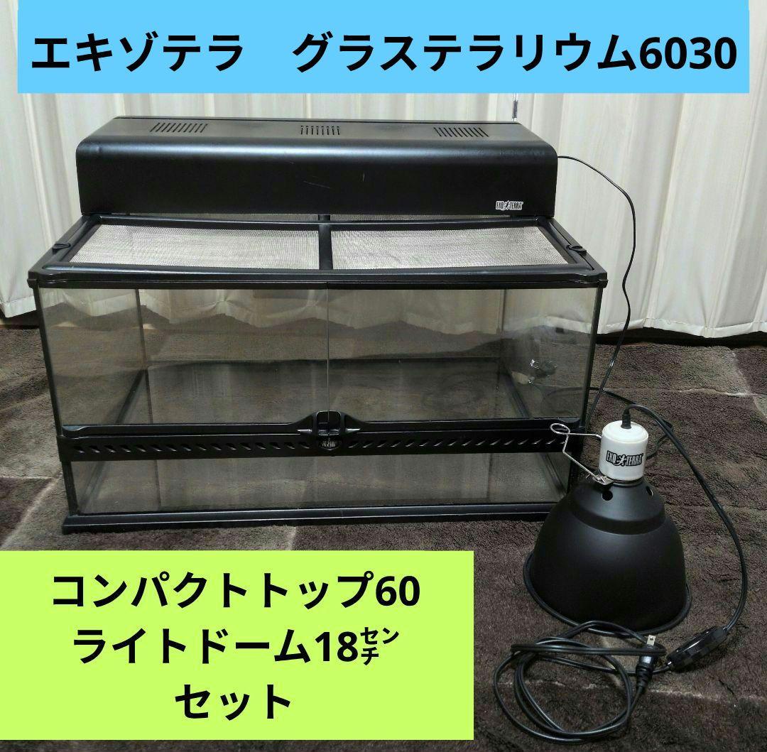 エキゾテラ　グラステラリウム6030 コンパクトトップ60　ライトドーム18㌢付