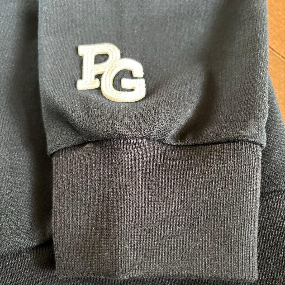 TOPスパン裏毛ウサギワッペン濃紺パーカーサイズ4