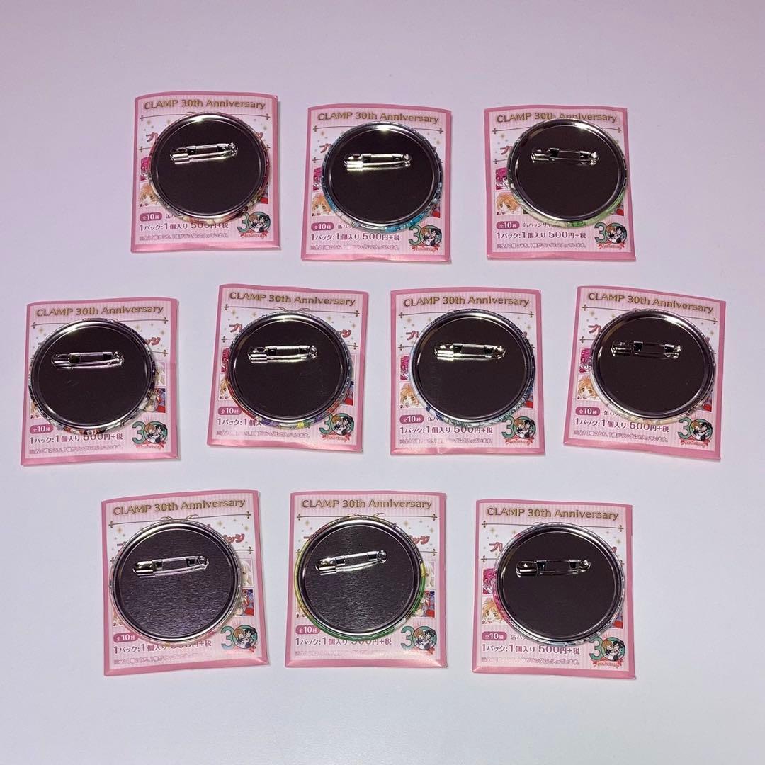CLAMP30周年 トレーディングプレミアムジュエリー缶バッジ