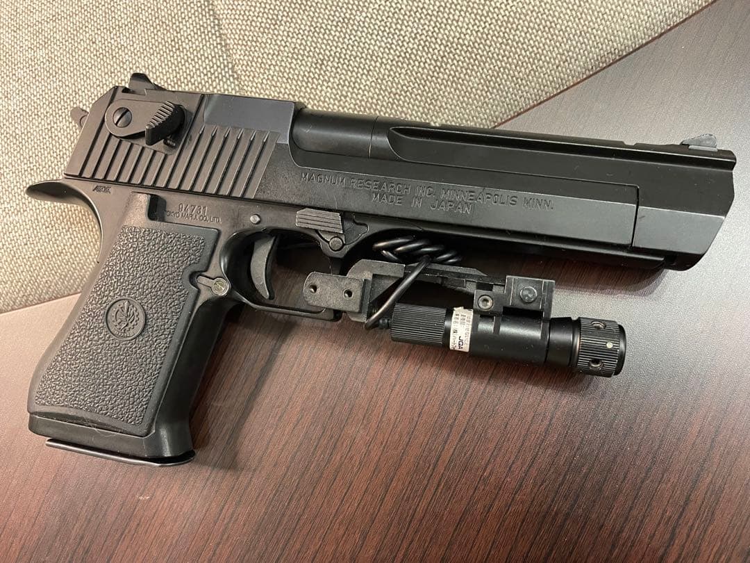 デザートイーグル 50AE レーザーサイトリモートSW付ガスガン ★美品マルイ