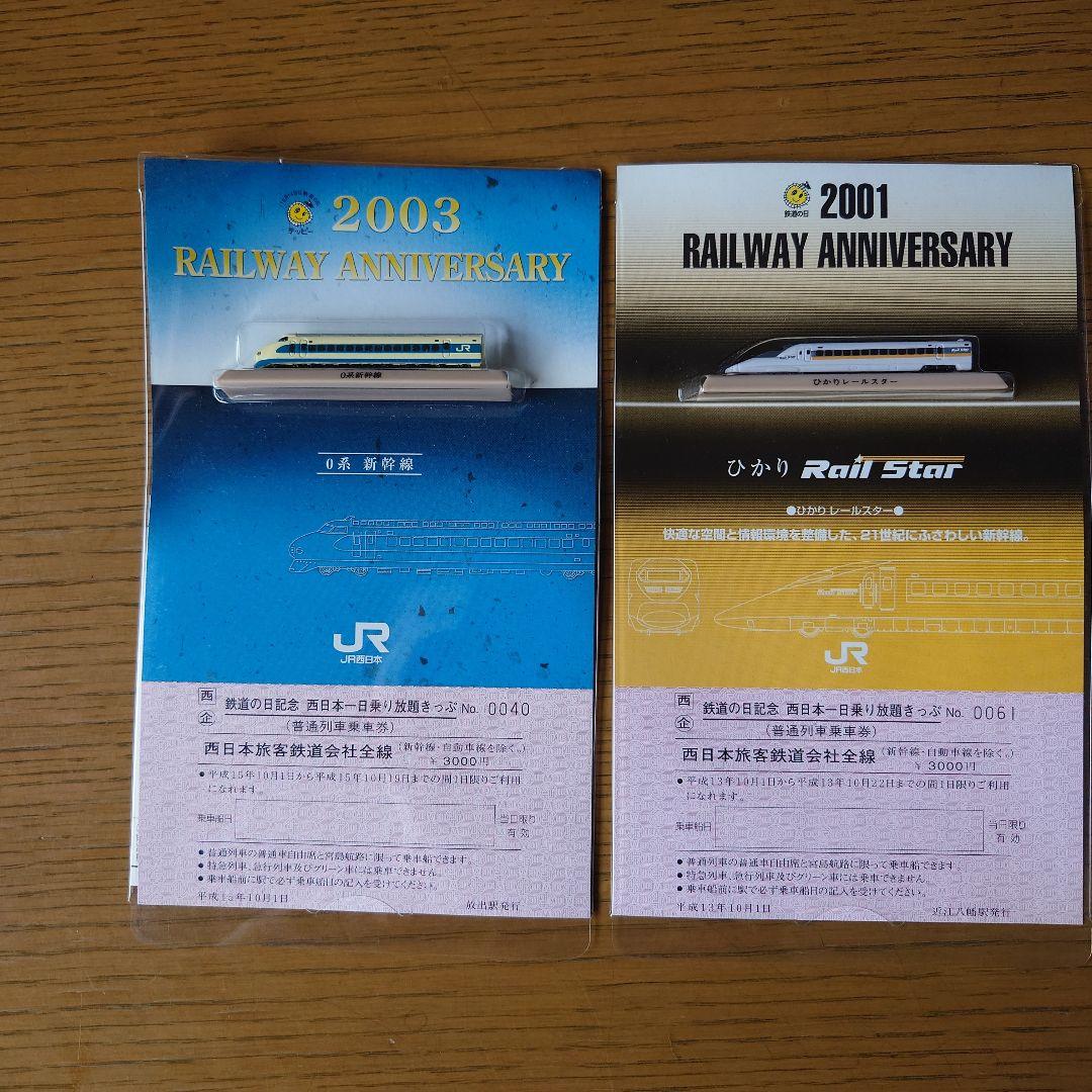 JR西日本模型付１日乗り放題切符