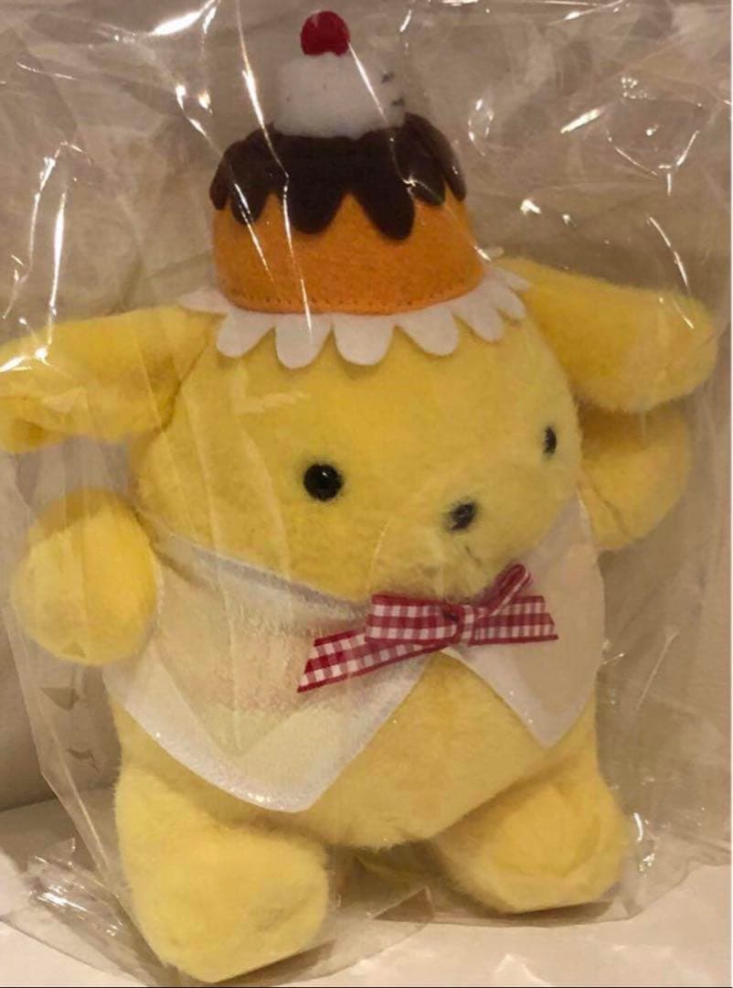 サンリオ ポムポムプリン ぬいぐるみ　1999年 新品タグ付き　❣️激レア❣️
