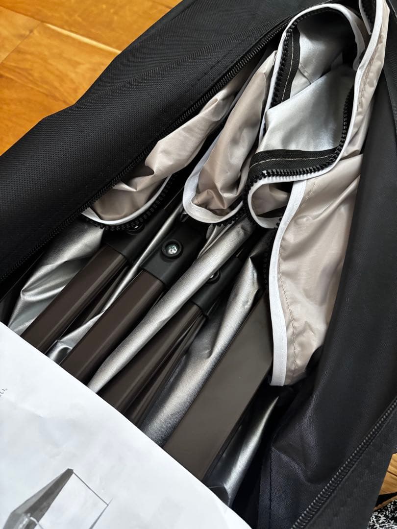 FIELDOR 収納ケース付き　ワンタッチタープテント 2m×2m お庭テント