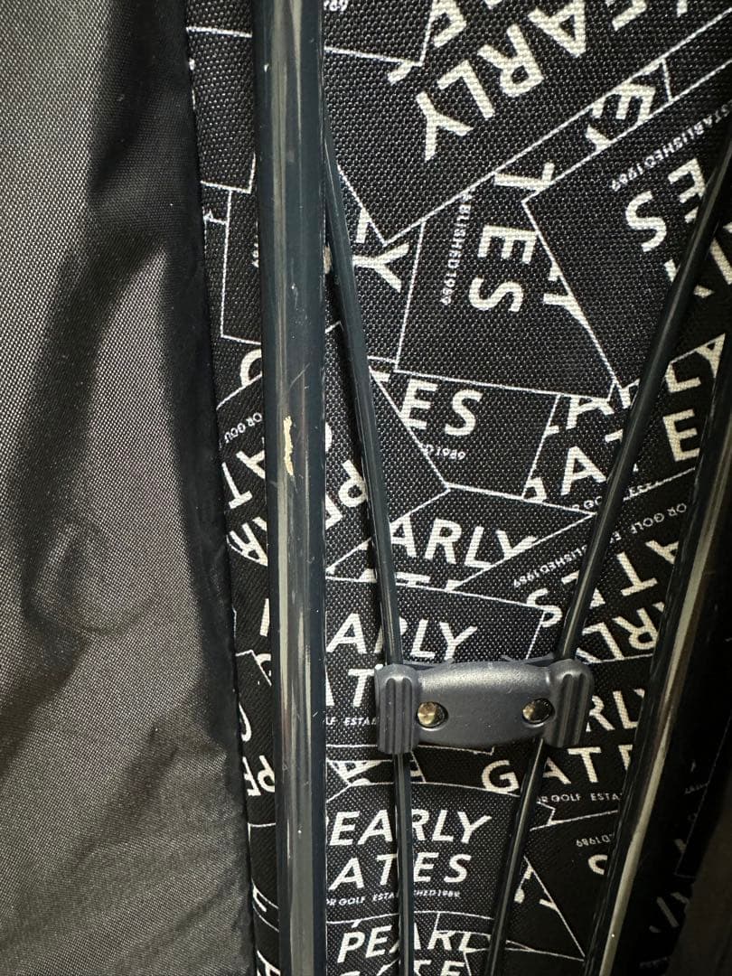 パーリーゲイツ ステッカー柄 スタンドキャディバッグ ヘッドカバーセット