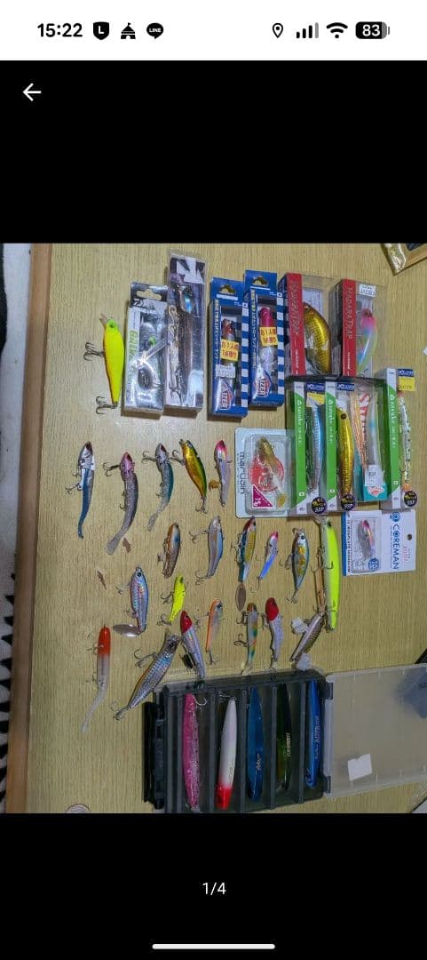 シーバスルアーセット　40点