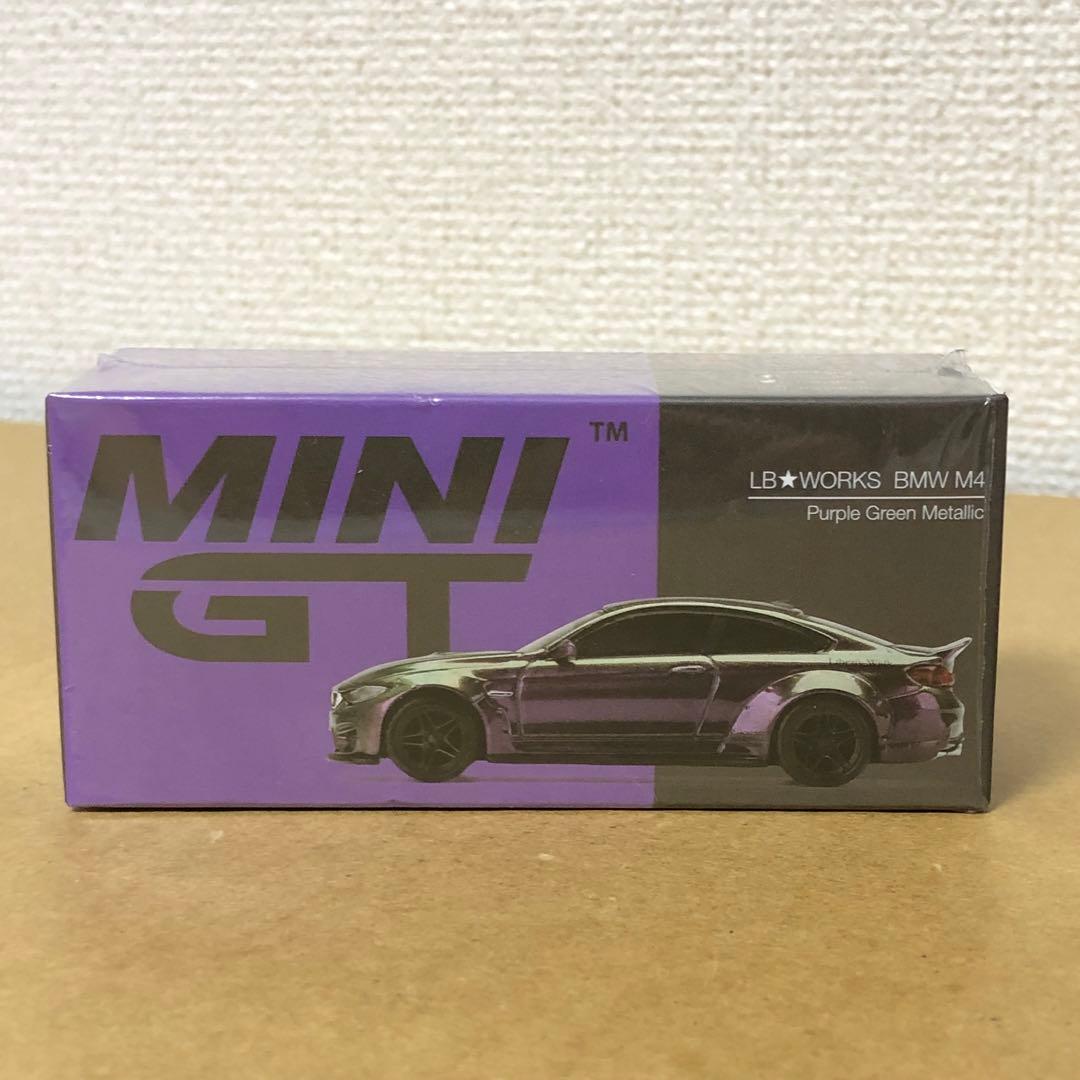 MINI GT　LB WORKS  M4　パープル グリーン メタリック