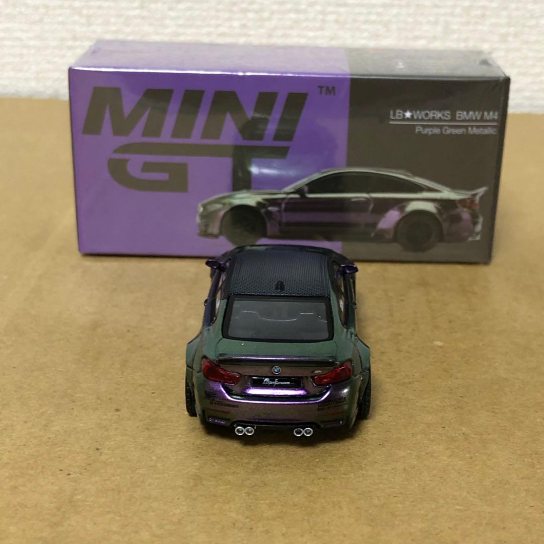 MINI GT　LB WORKS  M4　パープル グリーン メタリック