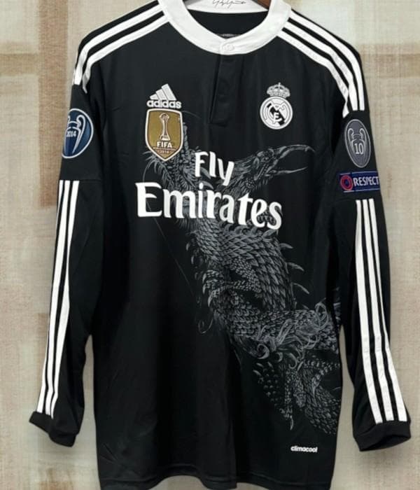 2014-2015 レアル・マドリード 9# ベンゼマ 長袖 アウェイ