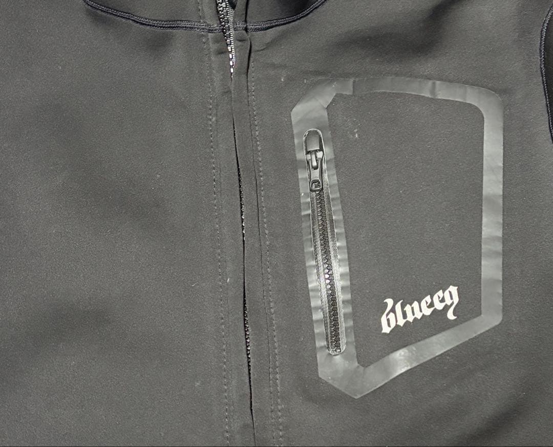 【最高峰】blueeq ブルイク フィールドコート L 黒 撥水 防寒 野球観戦