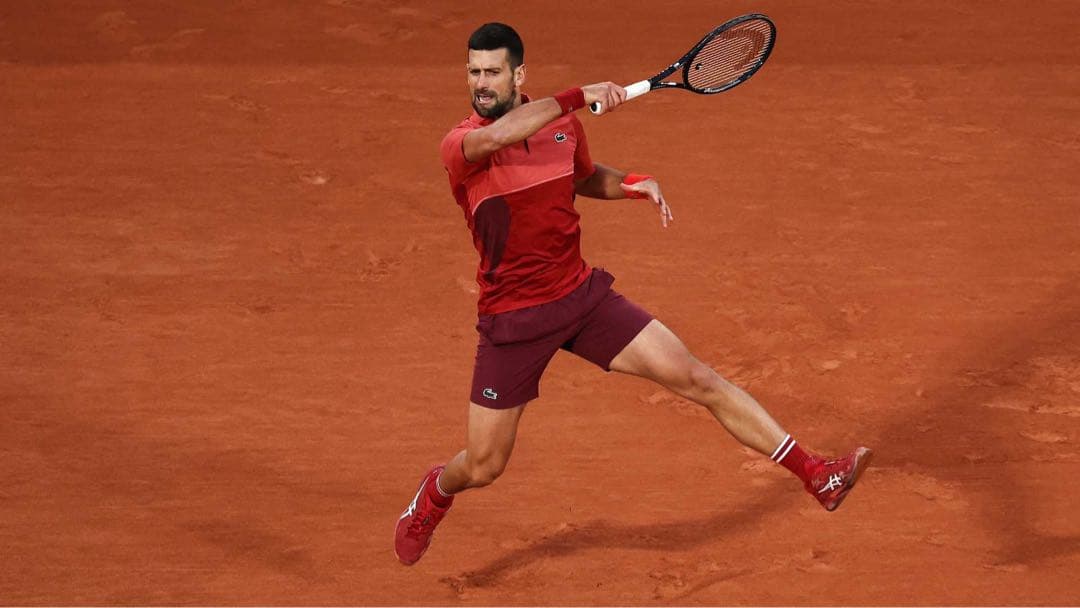 ラコステ　ジョコビッチ　2024 ローランギャロス　セット　4 US:M