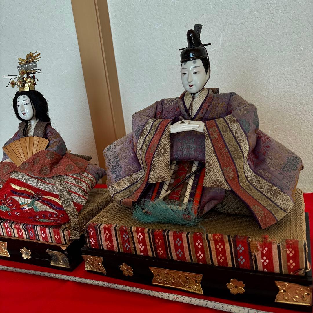 大正 昭和初期 雛人形 アンティーク 骨董 レトロ 戦前 ひな人形