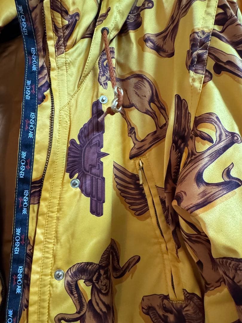 ⭐︎希少　KENSHO ABE スキーウェア　動物プリントジャケット&パンツ